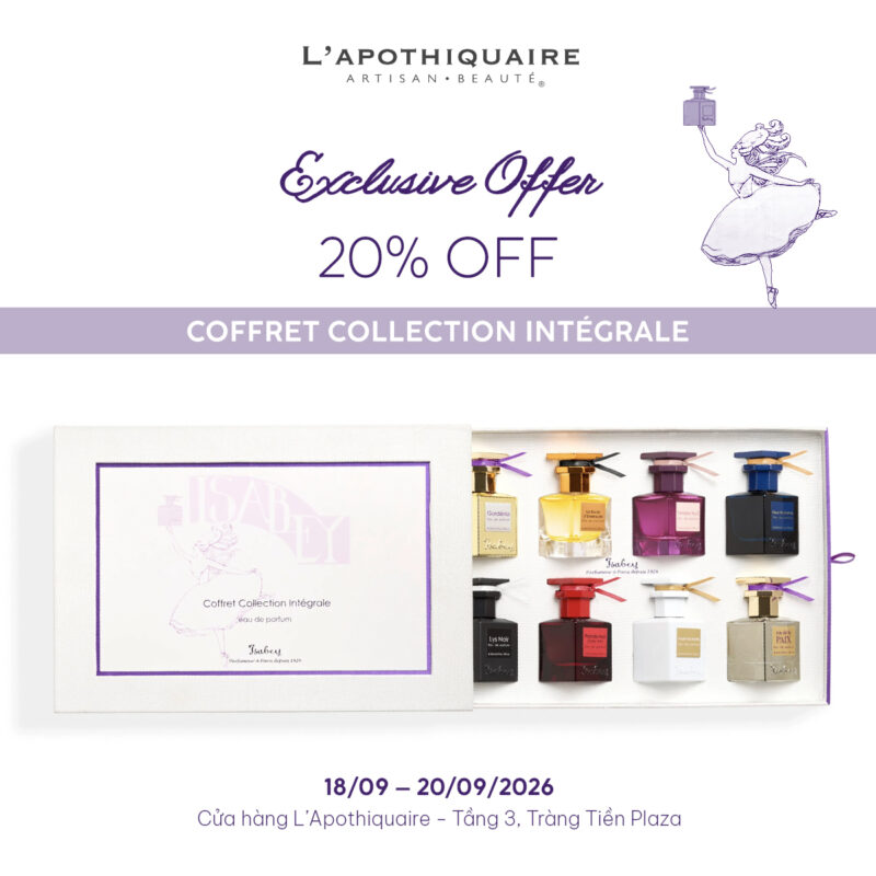 Ưu ĐÃi ĐỘc QuyỀn TỪ L'apothiquaire & Valmont